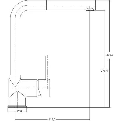 Sanitop-Wingenroth Küchenarmatur Bonola Geschirrbrause Edelstahl 4 Sanitop-Wingenroth Küchenarmatur Bonola Geschirrbrause Edelstahl – Bild 2