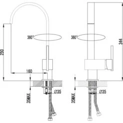 Sanitop-Wingenroth Küchenarmatur Cimiano Chrom 5 Sanitop-Wingenroth Küchenarmatur Cimiano Chrom -Wenko Store 694179 3711 2