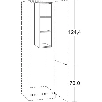 Optifit Oberschrankregal Salo214 30 Cm Weiß Zum Einbau In Hochschrank 4 Optifit Oberschrankregal Salo214 30 Cm Weiß Zum Einbau In Hochschrank – Bild 2