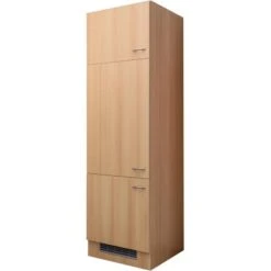 Flex-Well Classic Geräteumbauschrank Nano 60 Cm Buche Nachbildung
