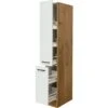 Flex-Well Exclusiv Apotheker-Hochschrank Vintea 30cm Magnolie Matt-Lancelot Oak -Wenko Store 756416 4051 AHS30Vintea K