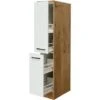 Flex-Well Exclusiv Demi-Apothekerschrank Vintea 30cm Magnolie Matt-Lancelot Oak -Wenko Store 756422 4051 DAS30Vintea K