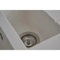 Respekta Einbauspüle Mineralite Houston 100 Cm X 50 Cm Weiß -Wenko Store 793 4384 HOUSTON100X50W 05