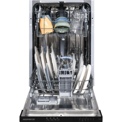 Respekta Einbaugeschirrspüler GSP45VV 45 Cm Schwarz Vollintegriert 8 Respekta Einbaugeschirrspüler GSP45VV 45 Cm Schwarz Vollintegriert – Bild 6