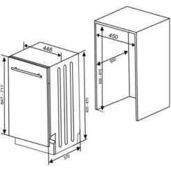Respekta Einbaugeschirrspüler GSP45VV 45 Cm Schwarz Vollintegriert 22 Respekta Einbaugeschirrspüler GSP45VV 45 Cm Schwarz Vollintegriert -Wenko Store 818909 4384 9