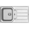 Pyramis Einbauspüle Athena 1 1/4B 1D Edelstahl -Wenko Store 820040 4891 1