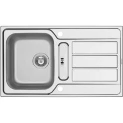 Pyramis Einbauspüle Athena 1 1/4B 1D Edelstahl