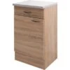 Flex-Well Classic Unterschrank 50 Cm Oslo Sonoma Eiche -Wenko Store 837046 4051 oslous5050