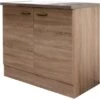 Flex-Well Classic Spülenunterschrank 100 Cm Oslo Sonoma Eiche -Wenko Store 837050 4051 oslodspu10050