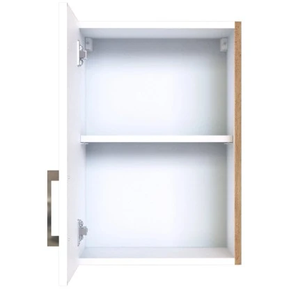 Held Möbel Hängeschrank Sorrento BxHxT 40 Cm X 57 Cm X 34 Cm Weiß-Wotaneiche 6 Held Möbel Hängeschrank Sorrento BxHxT 40 Cm X 57 Cm X 34 Cm Weiß-Wotaneiche – Bild 4