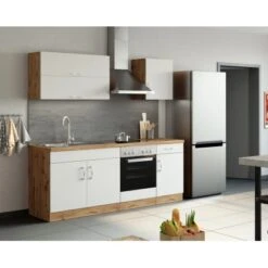 Held Möbel Hängeschrank Sorrento BxHxT 50 Cm X 57 Cm X 34 Cm Weiß-Wotaneiche -Wenko Store 853739 11016600 11