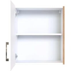 Held Möbel Hängeschrank Sorrento BxHxT 50 Cm X 57 Cm X 34 Cm Weiß-Wotaneiche -Wenko Store 853739 11016600 3