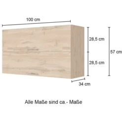 Held Möbel Klapphängeschrank Sorrento BxHxT 100 X 57 X 34 Cm Weiß-Wotaneiche 17 Held Möbel Klapphängeschrank Sorrento BxHxT 100 X 57 X 34 Cm Weiß-Wotaneiche -Wenko Store 853743 11016600 4