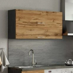 Held Möbel Klapphängeschrank Sorrento BxHxT 110 X 57 X 34 Cm Wotaneiche-Grafit -Wenko Store 853752 11016600 6