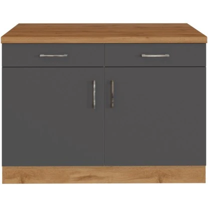 Held Möbel Unterschrank Sorrento 100x85x60 Cm 2 Schub. 1 EL-B. Anthr.-Wotan. 3 Held Möbel Unterschrank Sorrento 100x85x60 Cm 2 Schub. 1 EL-B. Anthr.-Wotan.