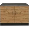 Held Möbel Unterschrank Sorrento 100x85x60 Cm 2 Schub. 1 EL-B. Wotan.-Graf. -Wenko Store 853805 11016600 1