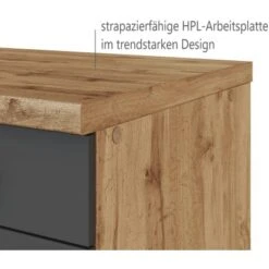 Held Möbel Spülenschrank Sorrento B100 X H85 X T60 Cm 2Türen Anthraz.-Wotaneiche 26 Held Möbel Spülenschrank Sorrento B100 X H85 X T60 Cm 2Türen Anthraz.-Wotaneiche -Wenko Store 853807 11016600 9