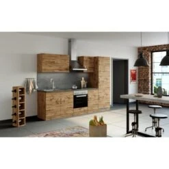 Held Möbel Spülenschrank Sorrento B100 X H85 X T60 Cm 2 Türen Wotaneiche -Wenko Store 853819 11016600 14