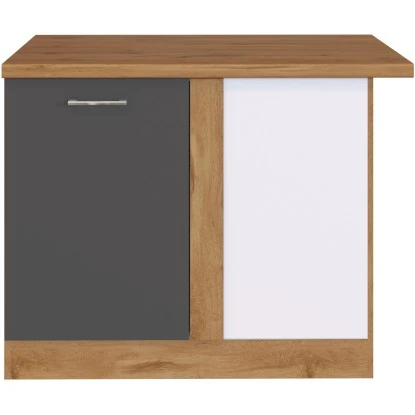 Held Möbel Eckunterschrank Sorrento 110 X 85 X 60 Cm Tür + EL-B. Anth.-Wotan. 3 Held Möbel Eckunterschrank Sorrento 110 X 85 X 60 Cm Tür + EL-B. Anth.-Wotan.