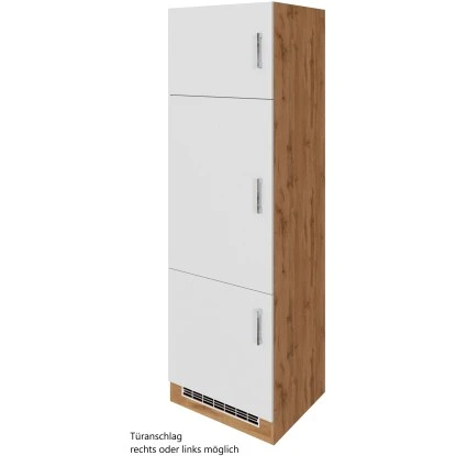 Held Möbel Kühlschrankumbau Sorrento B60 X H200 X T60 Cm Nische Weiß-Wotaneiche 3 Held Möbel Kühlschrankumbau Sorrento B60 X H200 X T60 Cm Nische Weiß-Wotaneiche