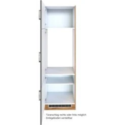 Held Möbel Kühlschrankumbau Sorrento 60 X 200 X 60 Cm Nische Anthra.-Wotaneiche -Wenko Store 853853 11016600 3