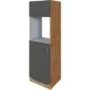 Held Möbel Ofen-Kühlschrankumbau Sorrento B60x H200x T60 Cm Anthraz.-Wotaneiche -Wenko Store 853871 11016600 1