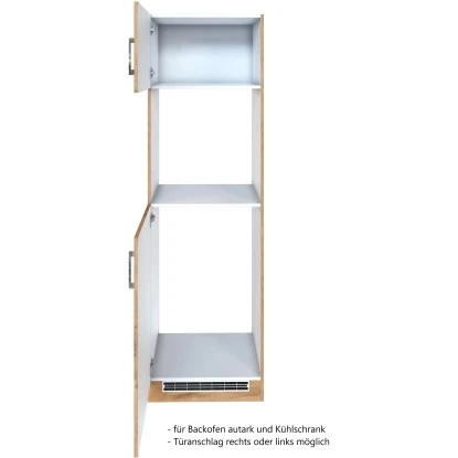 Held Möbel Ofen-Kühlschrankumbau Sorrento 60 X 200 X 60 Cm KS-Nische Wotaneiche 5 Held Möbel Ofen-Kühlschrankumbau Sorrento 60 X 200 X 60 Cm KS-Nische Wotaneiche – Bild 3