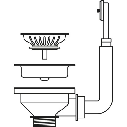Pyramis Siebkorbventil Für 1-Becken Spülen 92 Mm 3 Pyramis Siebkorbventil Für 1-Becken Spülen 92 Mm