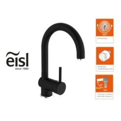 Eisl Spültischarmatur Futura Schwarz-Chrom -Wenko Store rmaturfuturaschwarzchrom 3